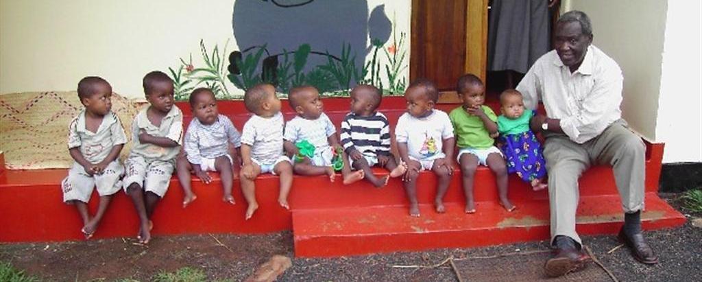 Michael Shirima en kinderen